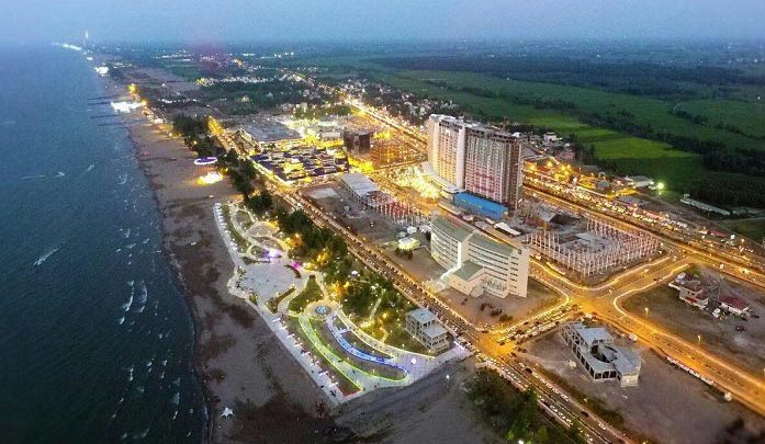 Coastal Boulevard of Bandar-Anzali