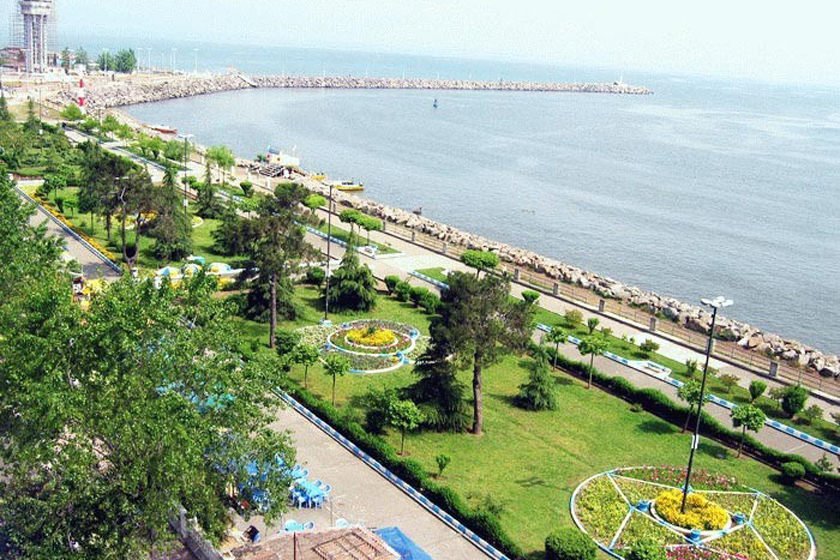 Coastal Boulevard of Bandar-Anzali