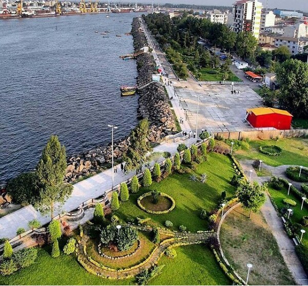 Coastal Boulevard of Bandar-Anzali