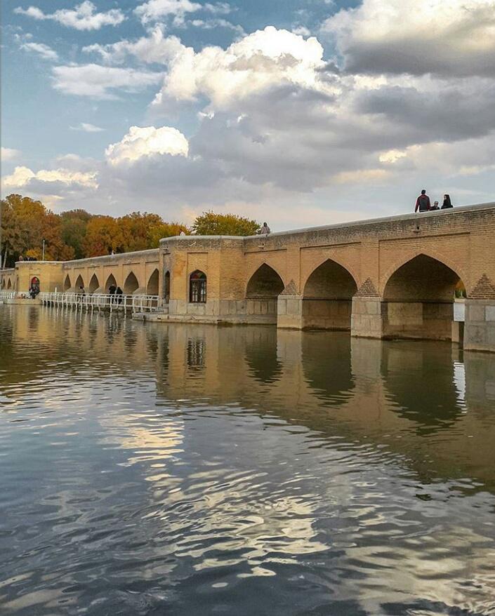 Isfahan wooden bridge 