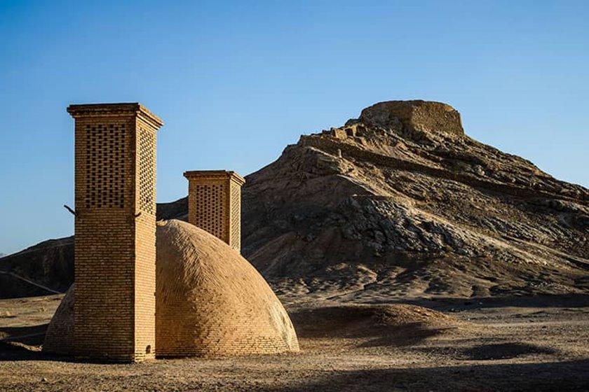 Zoroastrian crypt of Yazd.sepehr seir